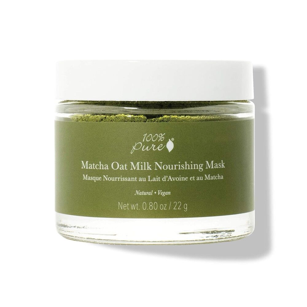 100% PURE Matcha Oat Milk Nourishing Mask, Powder Face Mask, Anti-Aging 0.8 oz
